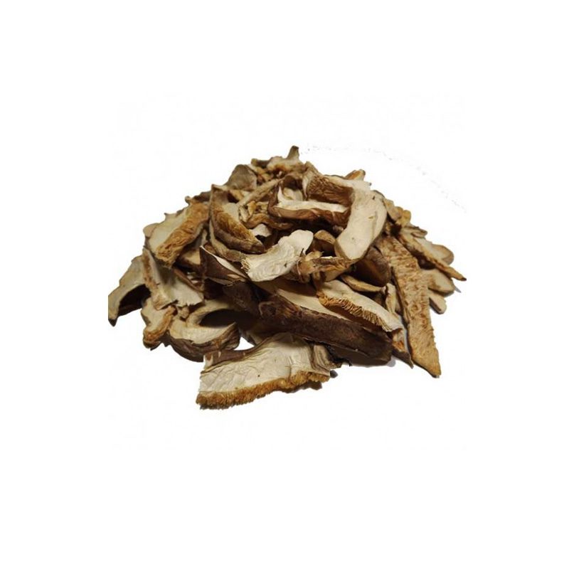 Shitake fatiado cogumelo seco (granel 100g)