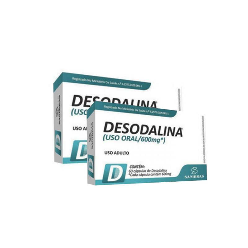 Kit 2 Desodalina 600mg - 60 Cápsulas +2 Monaliz 30 Comp
