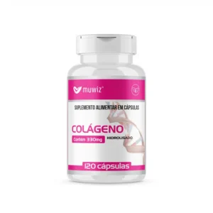 Colágeno Hidrolisado 330mg 120caps Muwiz